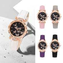 Load image into Gallery viewer, Butterfly Belt Watch Fashionable Personality Simple Watch Ladies Watch Quartz Watch Retro Casual Ladies Wristwatch
