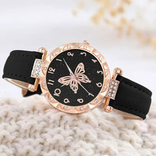 Load image into Gallery viewer, Stylish Simple Butterfly Ladies Quartz Watch Women's Multicolored Belt Quartz Watch Retro Casual Ladies Wristwatch
