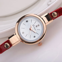 Load image into Gallery viewer, Ladies Winding Bracelet Watch Women Bracelet Watch Fashion Pendant Watch Simple Quartz Watch Performance Wristwatch
