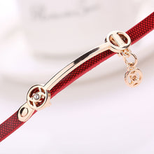 Load image into Gallery viewer, Ladies Winding Bracelet Watch Women Bracelet Watch Fashion Pendant Watch Simple Quartz Watch Performance Wristwatch
