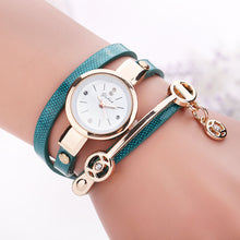 Load image into Gallery viewer, Ladies Winding Bracelet Watch Women Bracelet Watch Fashion Pendant Watch Simple Quartz Watch Performance Wristwatch
