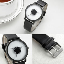 Load image into Gallery viewer, Personalized Reverse Pointer Turntable Watch for Men and Women Simple Couples Quartz Watch Fashion Wrist Watch
