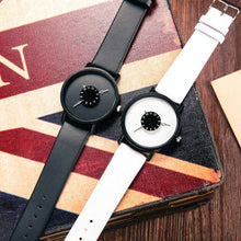 Load image into Gallery viewer, Personalized Reverse Pointer Turntable Watch for Men and Women Simple Couples Quartz Watch Fashion Wrist Watch
