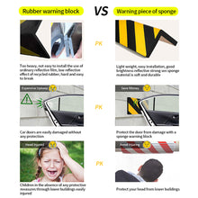 Load image into Gallery viewer, 1PC 40x15x2cm Car Garage Door Bumper Protection Exterior Anti Scratch Adhesive Foam Warning Sign Parking Protector
