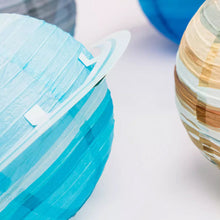 Load image into Gallery viewer, Star Planets Series Folding Lantern Paper Lanterns Outer Space Planet Theme Birthday Party Room Decor Kids Boy Planet Paper Lantern
