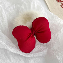 Load image into Gallery viewer, New Year Red Bow Hair Ties Scrunchies High Elasticity Hair Head Rope Birthday Christmas Sweet Hair Band Hairpin Head Accessories
