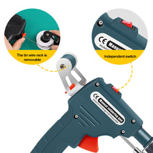 Load image into Gallery viewer, Electric Soldering Iron Hand-Held External Heating Manual Send Tin Gun Welding Repair Tools 110V/220V 60W US/EU Plug
