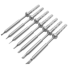 Load image into Gallery viewer, TS100 TS101 Soldering Iron Tips Replacement Soldering Bit for Mini Digital Soldering Iron Head Lead Free B2 BC2 C4 D24 K I Ku ILS C1
