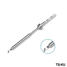 Load image into Gallery viewer, TS100 TS101 Soldering Iron Tips Replacement Soldering Bit for Mini Digital Soldering Iron Head Lead Free B2 BC2 C4 D24 K I Ku ILS C1
