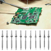 Load image into Gallery viewer, TS100 TS101 Soldering Iron Tips Replacement Soldering Bit for Mini Digital Soldering Iron Head Lead Free B2 BC2 C4 D24 K I Ku ILS C1
