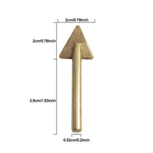 Load image into Gallery viewer, Triangle Copper Soldering Iron Tip for Plastic Bumper Repair Tools Kayak Reparing Smoothing Head Flat Welding Tips Tools
