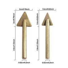 Load image into Gallery viewer, Triangle Copper Soldering Iron Tip for Plastic Bumper Repair Tools Kayak Reparing Smoothing Head Flat Welding Tips Tools
