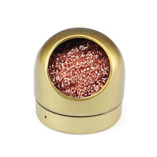 Load image into Gallery viewer, Copper Cleaning Ball Set with Stand for Soldering Iron Tip Tin Cleaner Desoldering Mesh Nozzle Tip Cleaning Copper Wire Cleaner Ball Metal Dross Box Clean Ball
