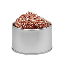 Load image into Gallery viewer, Copper Cleaning Ball Set with Stand for Soldering Iron Tip Tin Cleaner Desoldering Mesh Nozzle Tip Cleaning Copper Wire Cleaner Ball Metal Dross Box Clean Ball
