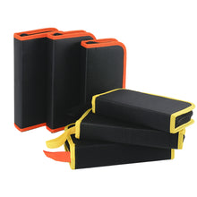 Load image into Gallery viewer, Multifunction Oxford Canvas Repair Tool Bag PU Leather Waterproof Hardware Screws Nails Organizer Box Soldering Iron Pouch Case Portable Travel Tools Bags

