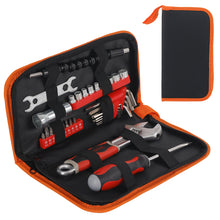 Load image into Gallery viewer, Multifunction Oxford Canvas Repair Tool Bag PU Leather Waterproof Hardware Screws Nails Organizer Box Soldering Iron Pouch Case Portable Travel Tools Bags
