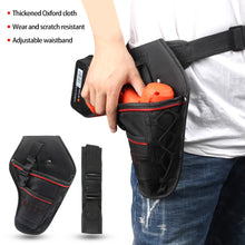 Load image into Gallery viewer, Professional Electric Wrench Waist Bag with Belt Portable Electric Drill Electrician Tools Canvas Bag Outdoor Work Tools Waist Storage Bag
