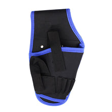 Load image into Gallery viewer, Portable Electric Drill Wasit Bag Electric Wrench Bag with Belt Electrician Tools Canvas Bag Outdoor Work Tools Waist Storage Bag
