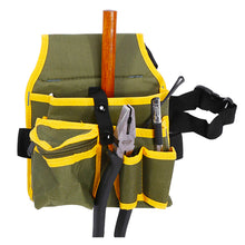 Load image into Gallery viewer, Multifunctional Storage Bag Oxford Cloth Electrician Waist Bag with Belt Repair Pouch Pocket Tool Bag Hardware Repair Tools Holder
