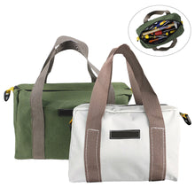 Load image into Gallery viewer, 14/16/18inch Canvas Tools Bag Potable Electrician Hardware Organizer Bag Outdoor Waterproof Repair Tools Woodworking Tools Storage Bag Camping Storage Bag
