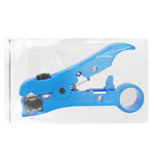 Load image into Gallery viewer, Universal Cutter Stripper Wire Cable for Flat or Round UTP/STP RG59/6/7/11 Wire Coax Coaxial Stripping Tool
