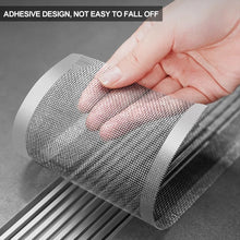 Load image into Gallery viewer, 10/5m Cuttable Shower Drain Hair Catcher Self-Adhesive Floor Drain Stickers Disposable Mesh Sink Strainer Filter Bathroom Kitchen Drain Hair Filter
