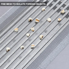 Load image into Gallery viewer, 10/5m Cuttable Shower Drain Hair Catcher Self-Adhesive Floor Drain Stickers Disposable Mesh Sink Strainer Filter Bathroom Kitchen Drain Hair Filter
