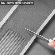 Load image into Gallery viewer, 10/5m Cuttable Shower Drain Hair Catcher Self-Adhesive Floor Drain Stickers Disposable Mesh Sink Strainer Filter Bathroom Kitchen Drain Hair Filter
