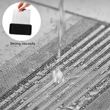 Load image into Gallery viewer, 10/5m Cuttable Shower Drain Hair Catcher Self-Adhesive Floor Drain Stickers Disposable Mesh Sink Strainer Filter Bathroom Kitchen Drain Hair Filter

