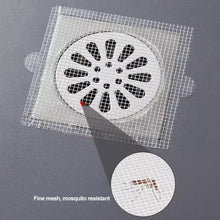 Load image into Gallery viewer, 30pcs Shower Drain Hair Catcher Self-Adhesive Floor Drain Stickers Disposable Mesh Sink Strainer Filter Bathroom Kitchen Drain Hair Filter
