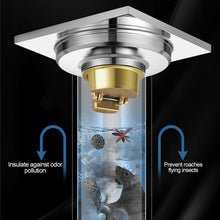 Load image into Gallery viewer, All Copper Drain Core Floor Shower Drain Stopper Insect Proof Anti-odor Deodorization Toilet Kitchen Bathroom Toilet Sewer Universal Drain Core

