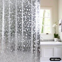 Load image into Gallery viewer, Shower Curtain Bathing Curtains with Hook Mildewproof Waterproof Shower Screens Matte Curtain Bathroom Home Decoration
