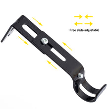 Load image into Gallery viewer, 2pcs Curtain Rod Bracket Adjustable Curtain Rod Installation Holders Universal Curtain Pole Rack Curtain Accessories
