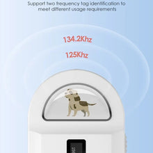 Load image into Gallery viewer, Cute USB 2.0 Animal Chip Reader 134.2kHz 125kHz Dog Cat Pet ISO 11784/85 Microchip Scanner Puppy Identification Rechargeable
