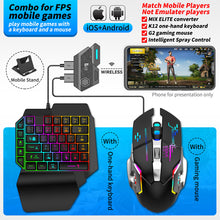 Load image into Gallery viewer, Mobile Games Controller For Gamwing Mix SE/Elite Mouse &amp; Keyboard Converter &amp; Combo Pack Faster Reaction Customize The Button

