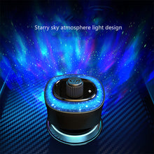 Load image into Gallery viewer, Car FM Transmitter Starry Atmosphere Light Bluetooth-compatible MP3 Player Type-C USB Port Charger Handsfree Call Auto Kit
