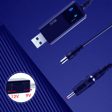 Load image into Gallery viewer, KWS-910V USB Boost Converter DC 5V to 9V 12V Step-up Cable + 3.5x1.35mm Connecter For Power Supply/Charger/Power Converter
