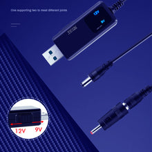 Load image into Gallery viewer, KWS-910V USB Boost Converter DC 5V to 9V 12V Step-up Cable + 3.5x1.35mm Connecter For Power Supply/Charger/Power Converter
