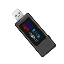 Load image into Gallery viewer, KWS USB Power Meter Tester Power Detector Current Voltage Charger Capacity Tester Meter Current Voltage Battery Capacity Tester
