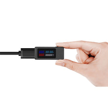 Load image into Gallery viewer, KWS USB Power Meter Tester Power Detector Current Voltage Charger Capacity Tester Meter Current Voltage Battery Capacity Tester
