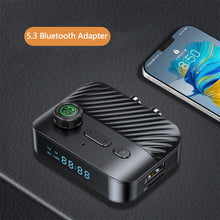 Load image into Gallery viewer, Bluetooth Receiver Transmitter BT5.3 Stereo LED U Disk 3.5MM AUX Jack RCA Wireless Handsfree Call Music Audio Adapter For TV Car
