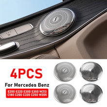 Load image into Gallery viewer, 4Pcs Car Audio Speaker Covers Car Trim Door Interior Moulding For Mercedes Benz E200 E220 E300 E350 W213 C180 C200 C220 C250 W205 GLC
