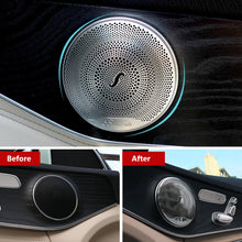Load image into Gallery viewer, 4Pcs Car Audio Speaker Covers Car Trim Door Interior Moulding For Mercedes Benz E200 E220 E300 E350 W213 C180 C200 C220 C250 W205 GLC
