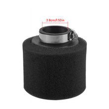 Load image into Gallery viewer, ATV Motorcycle Foam Air Filter 35mm 38mm 42mm 45mm 48mm Straight Elbow Sponge Cleaner Moped for Scooter Dirt Pit Bike
