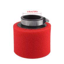 Load image into Gallery viewer, ATV Motorcycle Foam Air Filter 35mm 38mm 42mm 45mm 48mm Straight Elbow Sponge Cleaner Moped for Scooter Dirt Pit Bike
