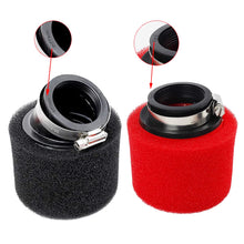 Load image into Gallery viewer, ATV Motorcycle Foam Air Filter 35mm 38mm 42mm 45mm 48mm Straight Elbow Sponge Cleaner Moped for Scooter Dirt Pit Bike
