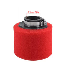 Load image into Gallery viewer, ATV Motorcycle Foam Air Filter 35mm 38mm 42mm 45mm 48mm Straight Elbow Sponge Cleaner Moped for Scooter Dirt Pit Bike
