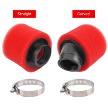 Load image into Gallery viewer, ATV Motorcycle Foam Air Filter 35mm 38mm 42mm 45mm 48mm Straight Elbow Sponge Cleaner Moped for Scooter Dirt Pit Bike
