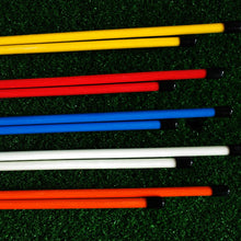 Load image into Gallery viewer, 2PCS 1M Golf Direction Indicator Rod Swing Putter Auxiliary Practice Stick Multi-Functional Training Supplies
