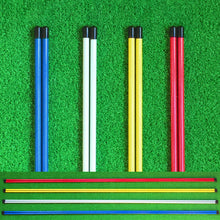 Load image into Gallery viewer, 2PCS 1M Golf Direction Indicator Rod Swing Putter Auxiliary Practice Stick Multi-Functional Training Supplies
